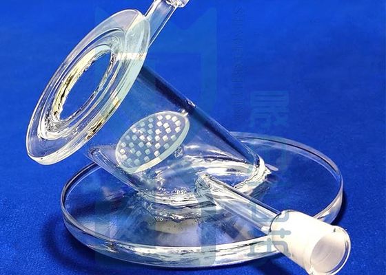 Αντιδραστήρας γυαλιού GlasswareStandard εργαστηρίων επιστήμης αντιδραστήρων γυαλιού εργαστηρίων αντιδραστήρων γυαλιού χαλαζία υψηλής αγνότητας για το εργαστήριο