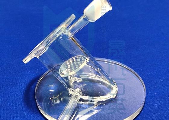 Αντιδραστήρας γυαλιού GlasswareStandard εργαστηρίων επιστήμης αντιδραστήρων γυαλιού εργαστηρίων αντιδραστήρων γυαλιού χαλαζία υψηλής αγνότητας για το εργαστήριο