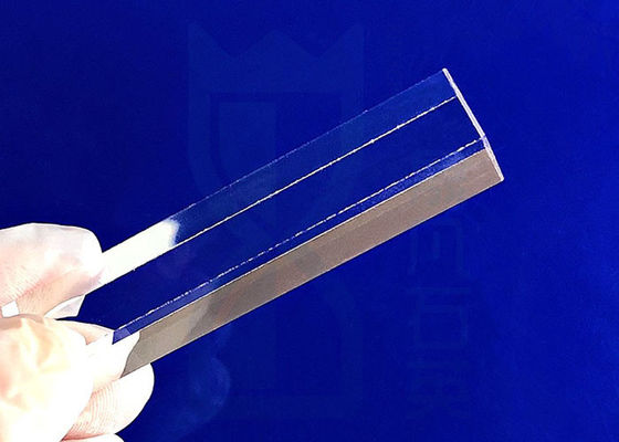 Ελκυστική όψη Straight Glass Quartz Rod Fire Polished Treatment