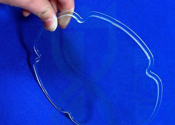 Μορς 6,5 διαφανές UV λιωμένο πιάτο χαλαζία 99,5%