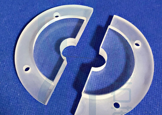 Υψηλής ακρίβειας JGS1 JGS2 JGS3 Κουαρτζική γυάλινη πλάκα γυάλινο φύλλο Κουαρτζική CNC διαδικασία Κόψιμο σε μέγεθος λιωμένο δίσκο γυάλινου χαλαζιού