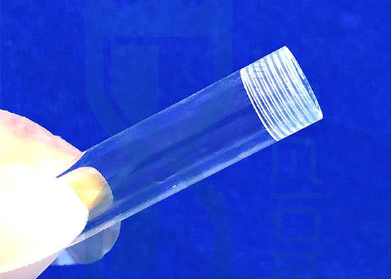 2.2g/Cm3 σαφής SIO2 βιδών σωλήνας δοκιμής χαλαζία νημάτων