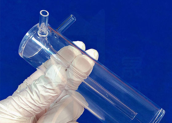Διαφανής αντιδραστήρας γυαλιού χαλαζία για το χημικό διαχωριστή δοκιμής