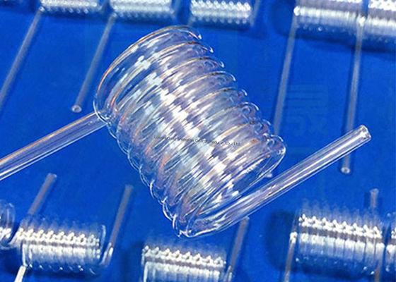 300mm OD Διαφανής χαλαζιακός γυάλινος σωλήνας για φως UVC με αντοχή σε υψηλή θερμοκρασία