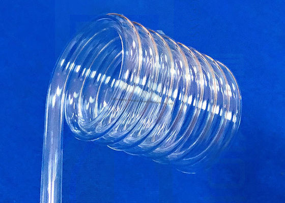 300mm OD Διαφανής χαλαζιακός γυάλινος σωλήνας για φως UVC με αντοχή σε υψηλή θερμοκρασία