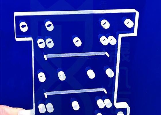 Προσαρμόστε το υψηλής θερμοκρασίας φύλλο γυαλιού από χαλαζία για την μηχανή θεραπείας