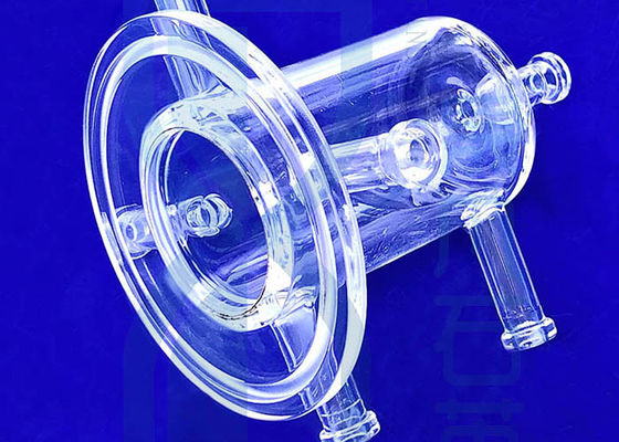 Μορς 6,5 προσαρμοσμένος χαλαζίας Labware γυαλιού 2.2g/Cm3 για τη χημική βιομηχανία