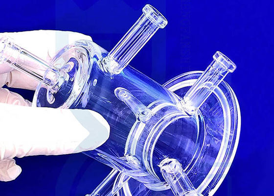 Μορς 6,5 προσαρμοσμένος χαλαζίας Labware γυαλιού 2.2g/Cm3 για τη χημική βιομηχανία