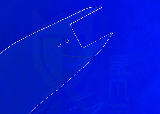 Προσαρμοσμένο Υψηλής Θερμοκρασίας Φύλλο Γυαλιού Χαλαζία για Μηχανή Σκληρύνσεως με Ανοχή ±0.02mm και Θερμοκρασία Λειτουργίας 1150C