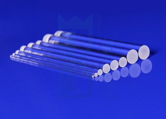 2,2g/Cm3 Ράβδος χαλαζία 92% Fused High Temperature Clear Transparent