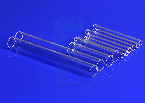 UV Lamp Quartz Testing Tube Reactor Glass Sleeve για μικροβιοκτόνες λάμπες 100mm