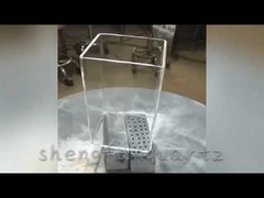 Χωνευτήριο από γυαλί χαλαζία πυριτίου υψηλής θερμοκρασίας για θέρμανση ή χημική χρήση