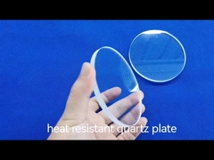 Διαφανές UV Quartz Glass Glass Παράθυρο Τζάκι 99,99% Υλικό
