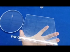 Συγκόλληση Πλάκας Γυαλιού Χαλαζία Επίπεδη Φύλλο Οπτικό Παρατηρητήριο Γυάλινο Παράθυρο