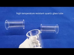UV Lamp Quartz Testing Tube Reactor Glass Sleeve για μικροβιοκτόνες λάμπες 100mm