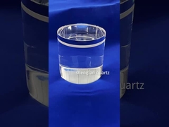 Προσαρμοσμένη υψηλή διαπερατότητα φωτός υψηλής καθαρότητας πλήρης διαφανής ράβδος κουαρτζίου με σχισμές