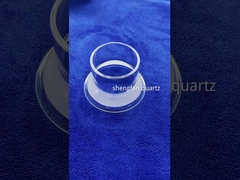 Εργοστάσιο εξατομικευμένο εργαστηριακό ανθεκτικό σε υψηλές θερμοκρασίες μπολ κεφαλής σφαίρας κουάρτς