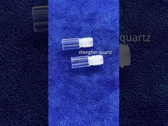 Διαφανές κύλινδρο γυαλιού κύλινδρου επεξεργασία σωλήνων 300mm OD UVC φως