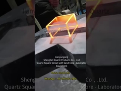 Συσκευάσματα από χαλαζία υψηλής θερμοκρασίας και ανθεκτικά στη διάβρωση και τετραγωνικά κυλίνδρια χαλαζίου