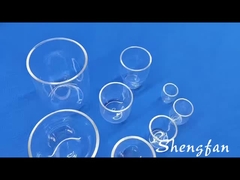 Χωνευτήριο από συντηγμένο πυρίτιο Πλάκα χαλαζία Premium για διάφορες εφαρμογές