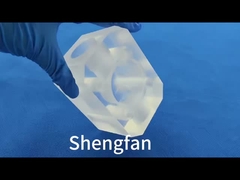 Υψηλής Θερμοκρασίας Φύλλο Γυαλιού Χαλαζία Συγχωνευμένη Πλάκα Προσαρμοσμένο Πιάτο