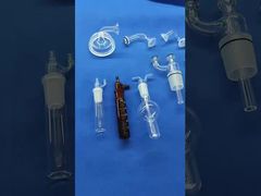 Φαρμακευτική κατασκευή Προσαρμοσμένο ανθεκτικό σε υψηλές θερμοκρασίες διαφανές σπειροειδές σωλήνα κουαρτζίου