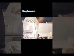 Προσαρμοσμένη διαφανής φλάντζα χαλαζία ανθεκτική σε υψηλές θερμοκρασίες και διάβρωση