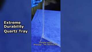 Δίσκος από γυαλί χαλαζία υψηλής θερμοκρασίας και αντοχής στη διάβρωση