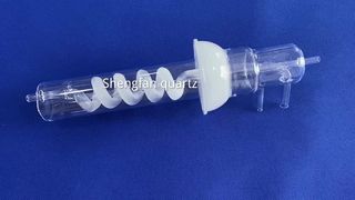 Υψηλής καθαρότητας 99,99% Quartz Glass Tube Factory Προσαρμοσμένος σπειροειδής σωλήνας ανθεκτικός σε υψηλή θερμοκρασία