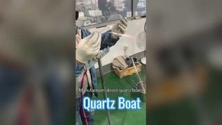 Προσαρμοσμένο Quartz Glass Boat Ανθεκτικό σε υψηλές θερμοκρασίες