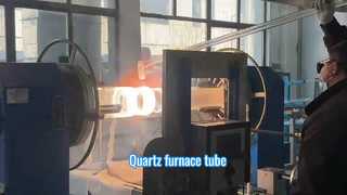 Εργοστασιακά κατασκευασμένοι σωλήνες από λιωμένο γυαλί χαλαζία μεγάλης διαμέτρου ανθεκτικοί σε υψηλή θερμοκρασία